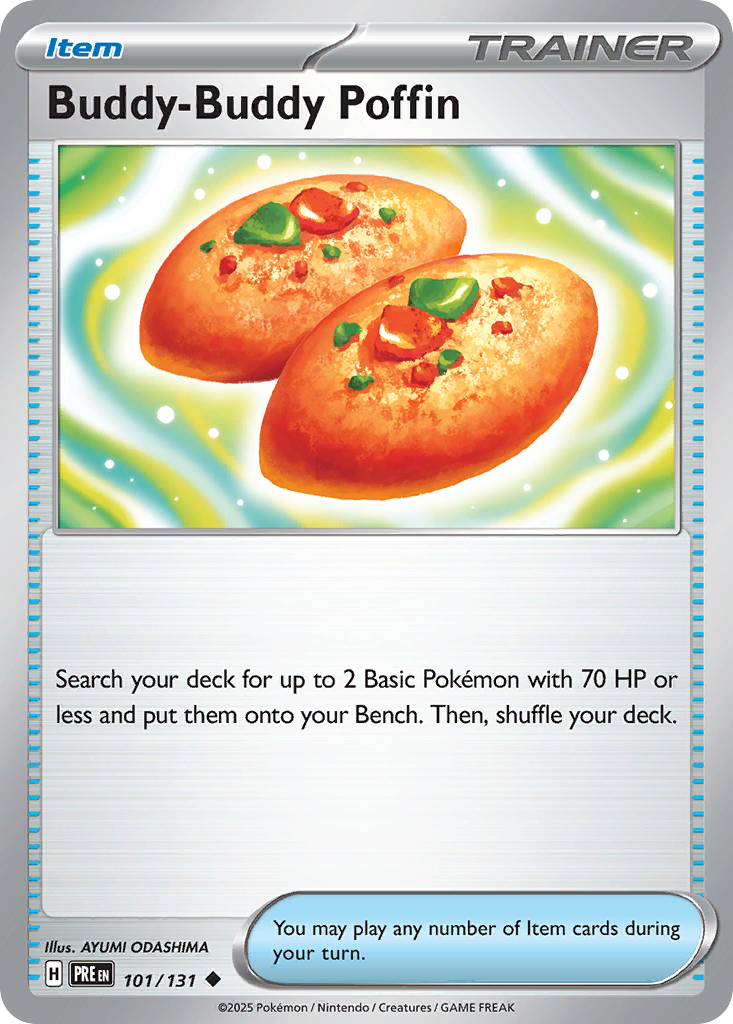 101/131 - Buddy-Buddy Poffin - Poké Ball Reverse Holo - Prismatic Evolutions