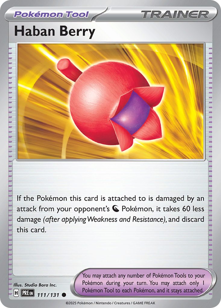 111/131 - Haban Berry - Poké Ball Reverse Holo - Prismatic Evolutions