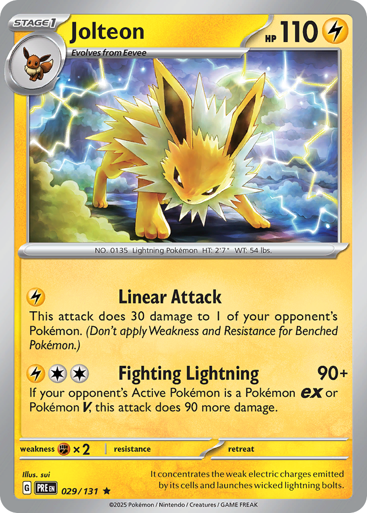 029/131 - Jolteon - Holo - Prismatic Evolutions