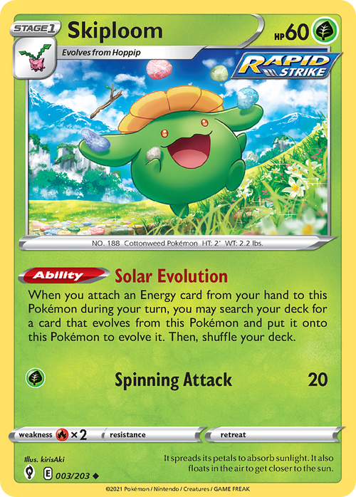 003/203 - Skiploom - Common - Evolving Skies
