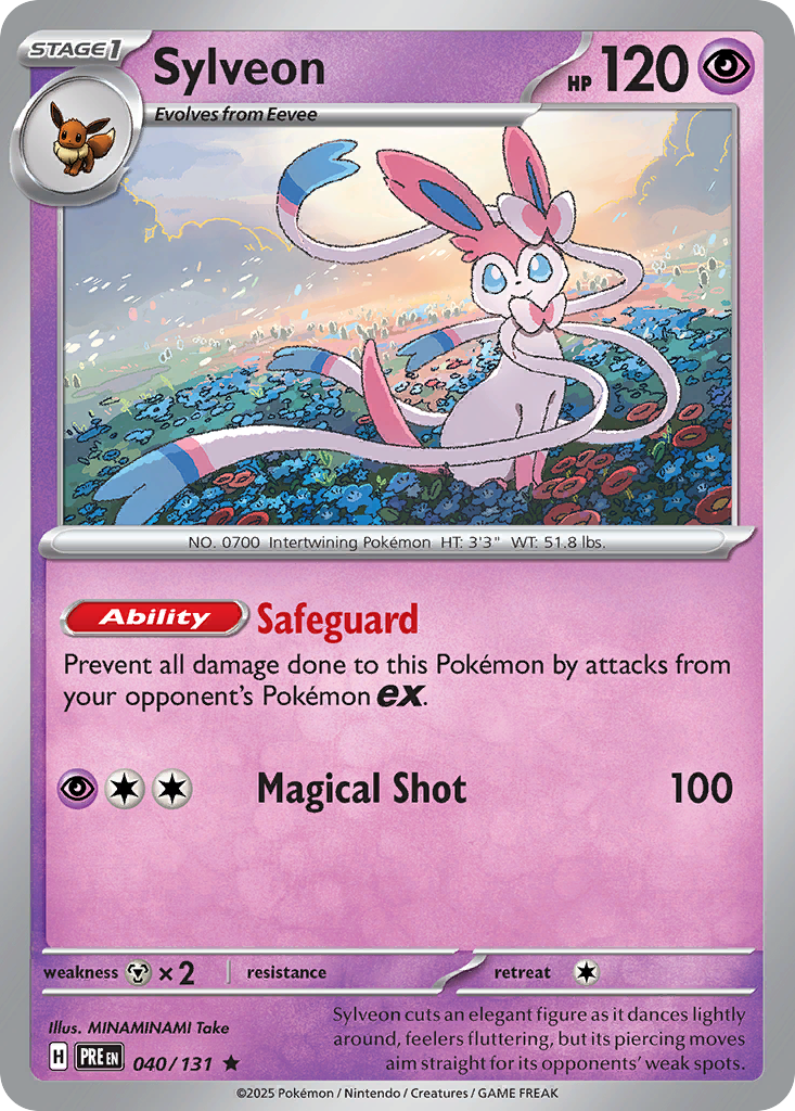 040/131 - Sylveon - Holo - Prismatic Evolutions
