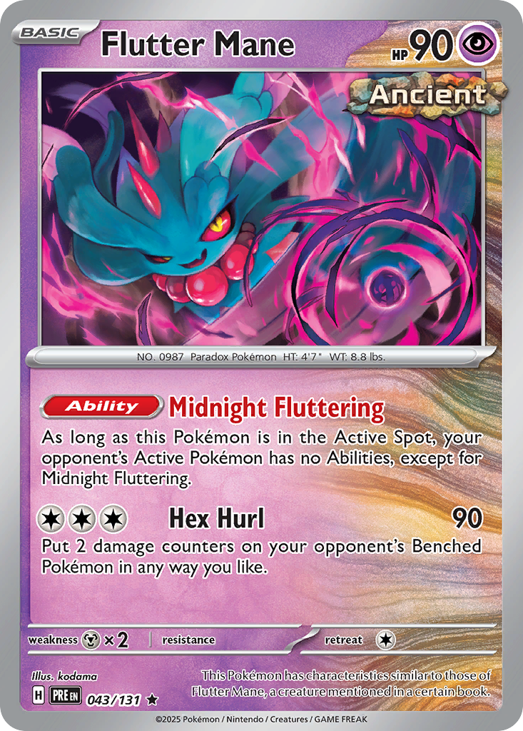 043/131 - Flutter Mane - Holo - Prismatic Evolutions
