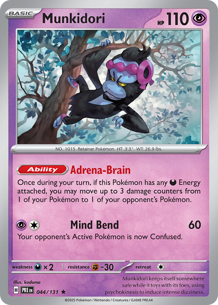 044/131 - Munkidori - Holo - Prismatic Evolutions