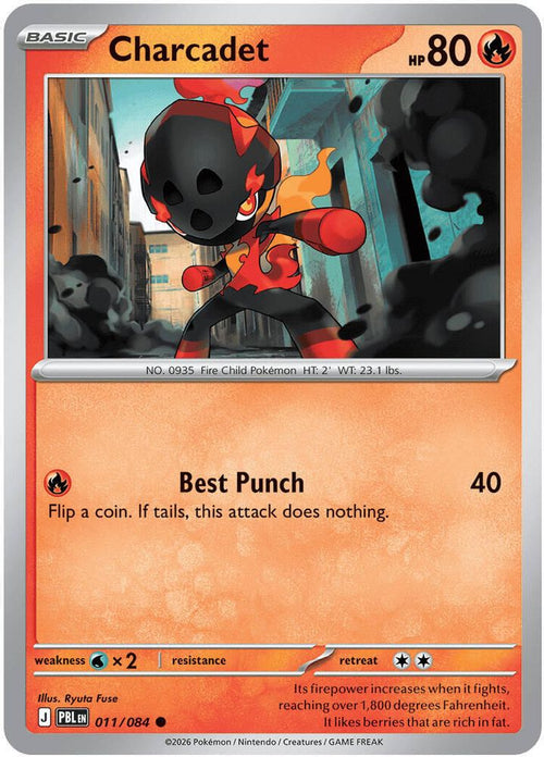 011/084 - Charcadet - Reverse Holo - Pitch Black