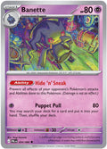 034/084 - Banette - Reverse Holo - Pitch Black