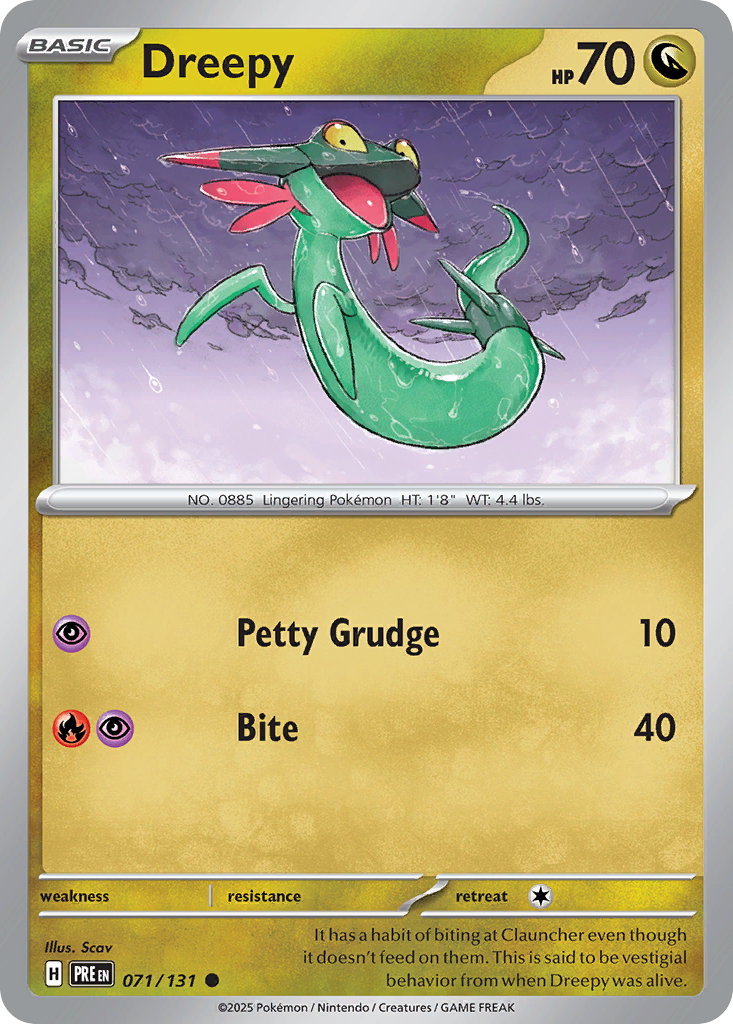 071/131 - Dreepy - Poké Ball Reverse Holo - Prismatic Evolutions