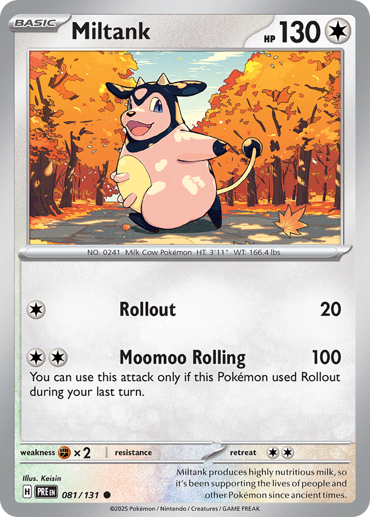 081/131 - Miltank - Poké Ball Reverse Holo - Prismatic Evolutions