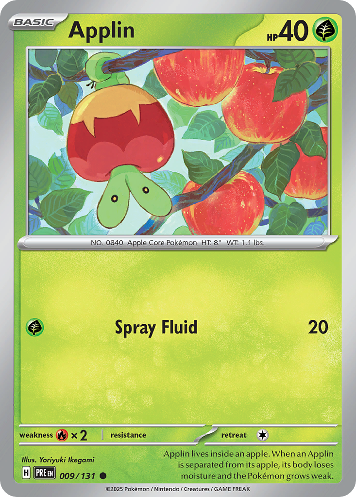 009/131 - Applin - Reverse Holo - Prismatic Evolutions