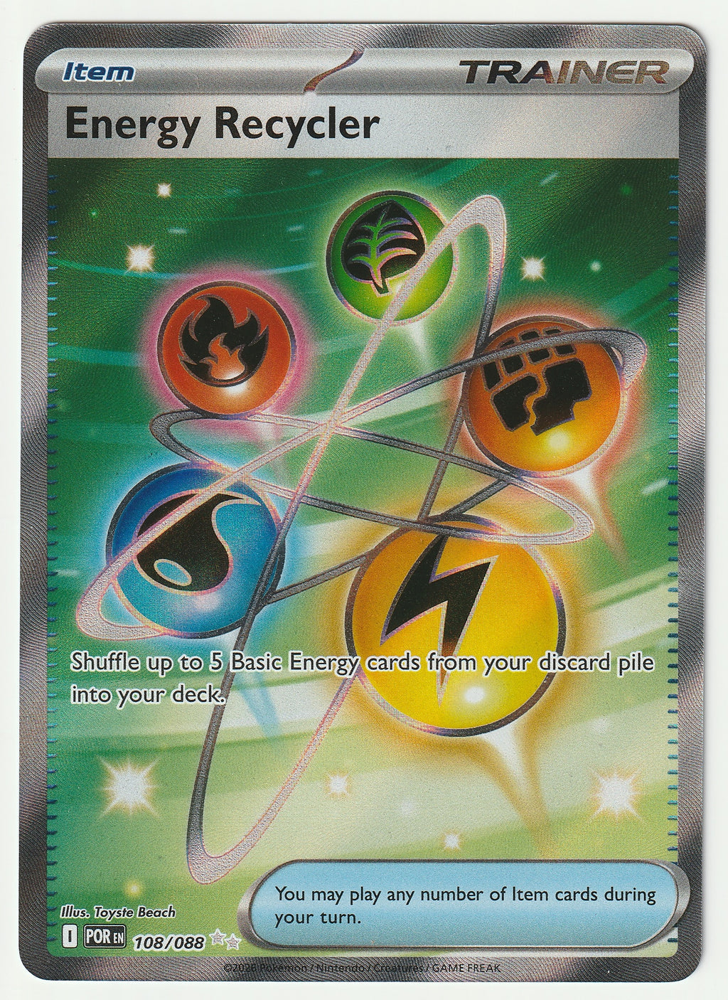 108/088 - Energy Recycler - Ultra Rare - Perfect Order