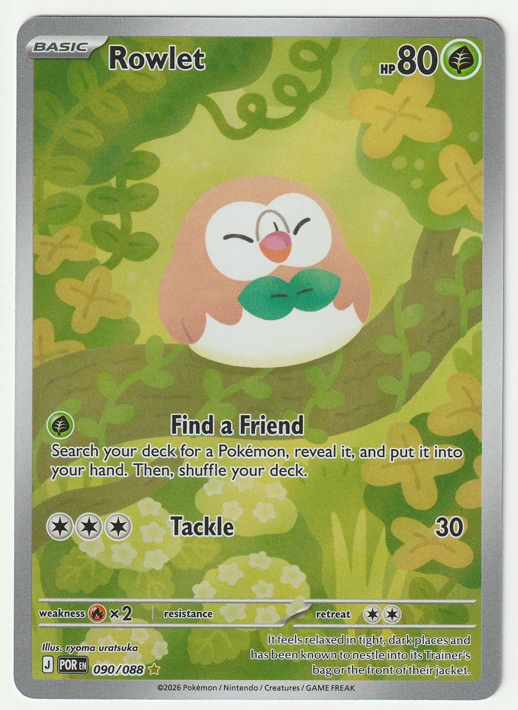 Rowlet - Illustration Rare