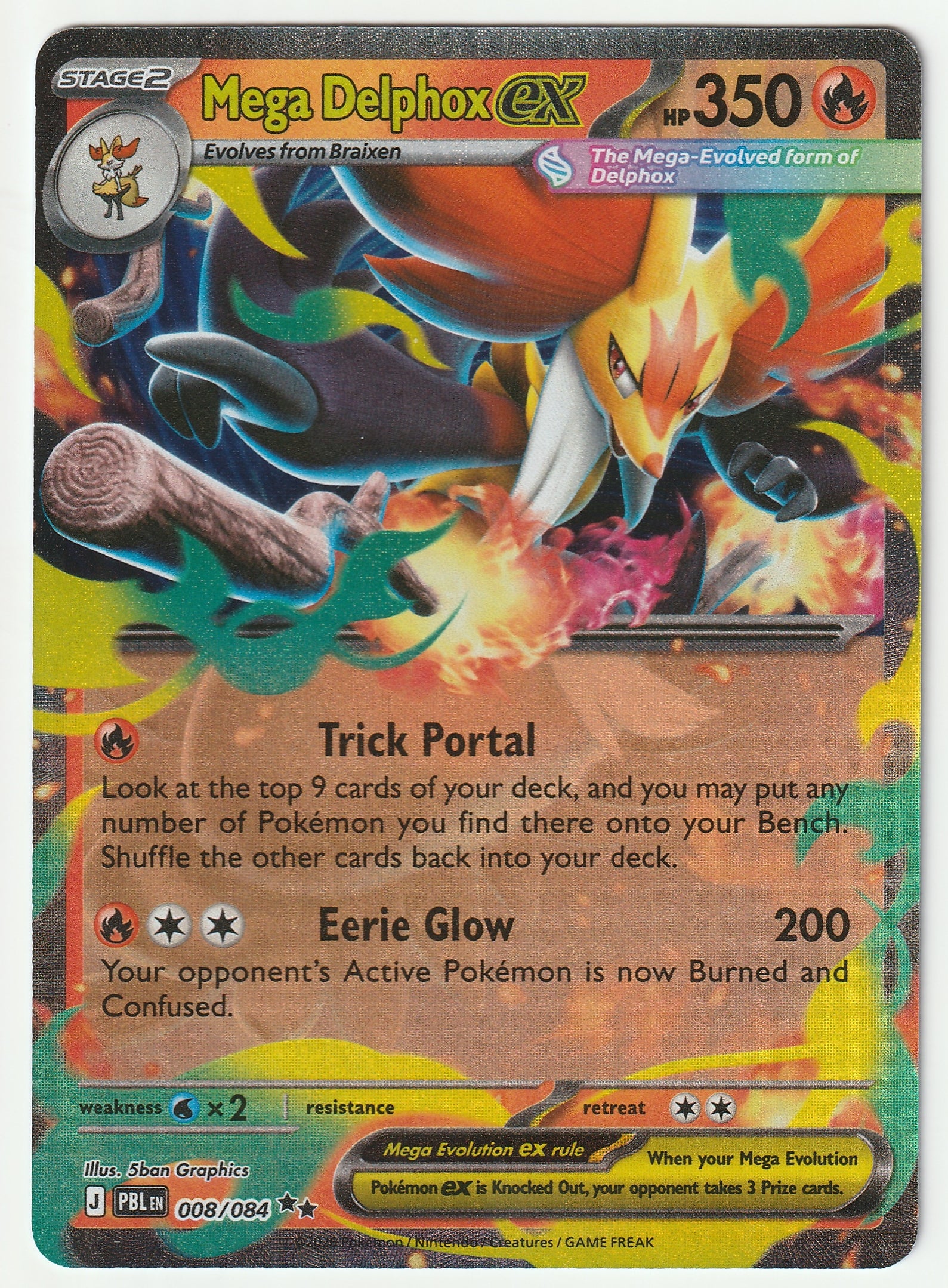 Mega Delphox EX - Ultra Rare