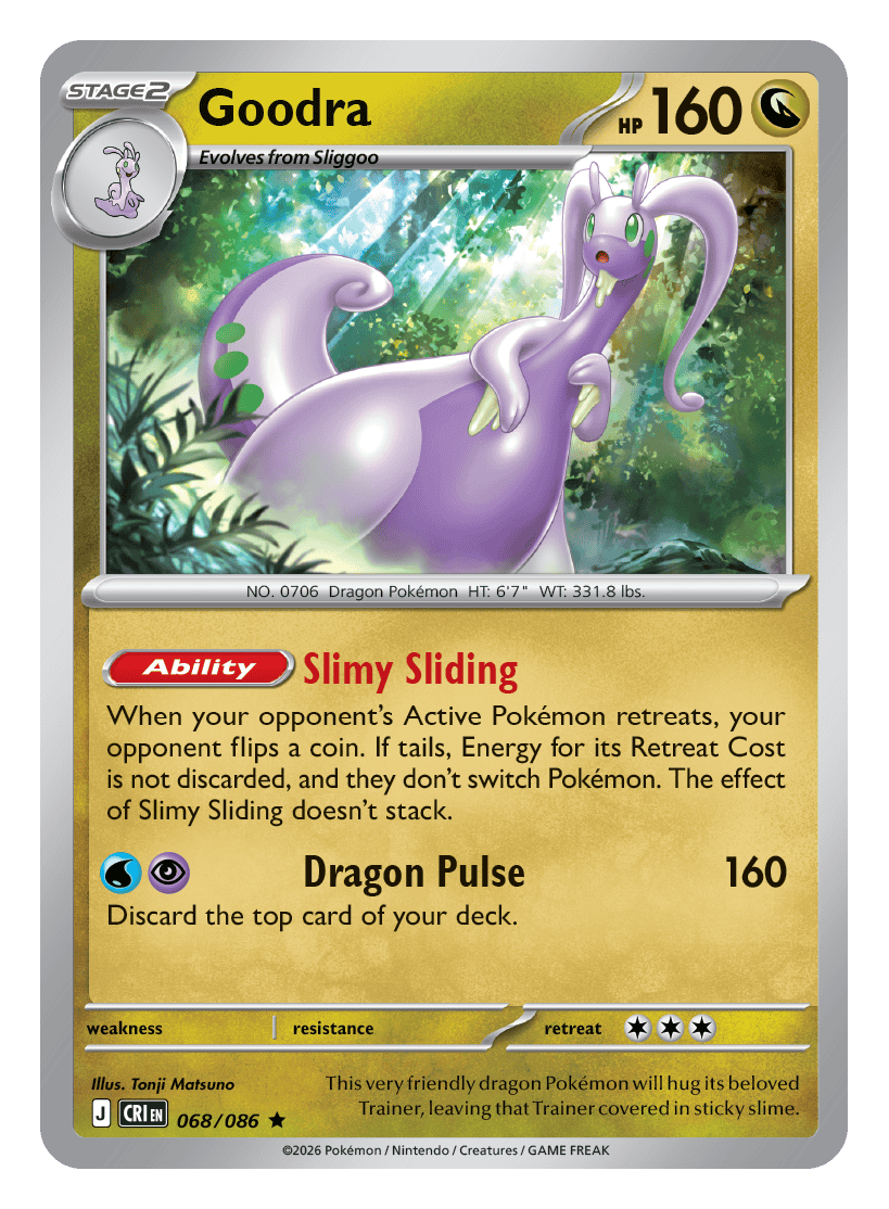 068/086 - Goodra - Reverse Holo - Chaos Rising