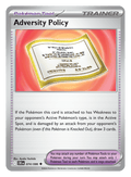 074/086 - Adversity Policy - Reverse Holo - Chaos Rising