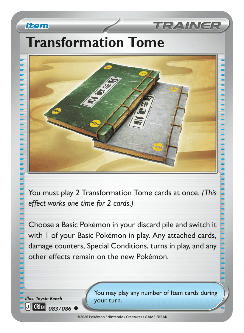 083/086 - Transformation Tome - Reverse Holo - Chaos Rising