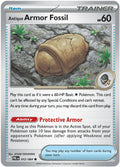 072/084 - Antique Armor Fossil - Reverse Holo - Pitch Black