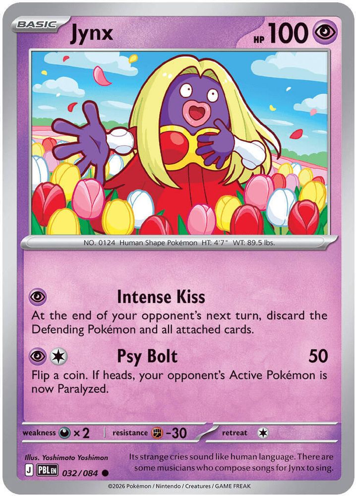 032/084 - Jynx - Reverse Holo - Pitch Black