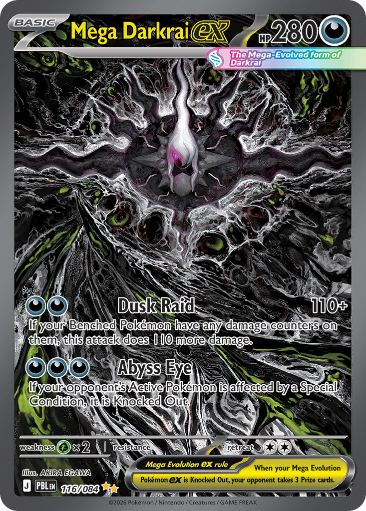 116/084 - Mega Darkrai EX SIR - Pitch Black