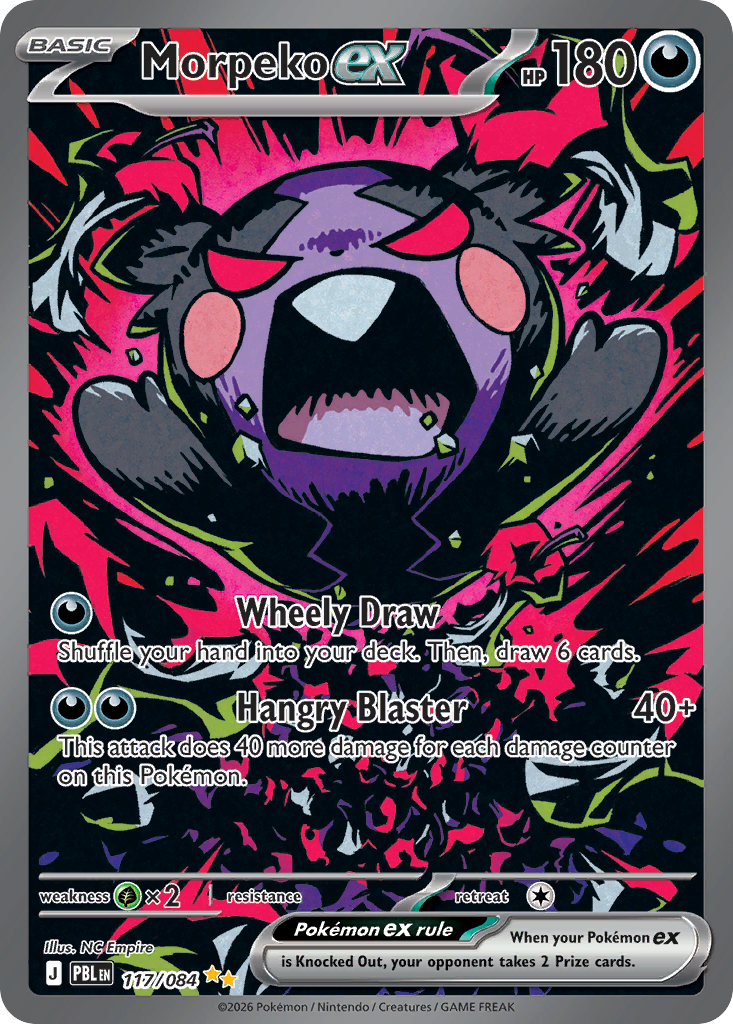 117/084 - Morpeko EX - SIR - Pitch Black