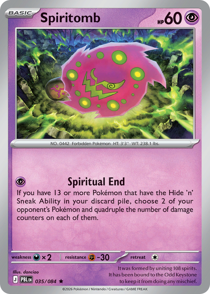 035/084 - Spiritomb - Reverse Holo - Pitch Black