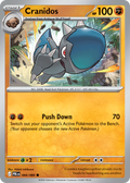 044/084 - Cranidos - Reverse Holo - Pitch Black