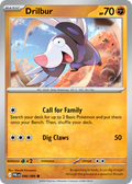 046/084 - Drilbur - Reverse Holo - Pitch Black