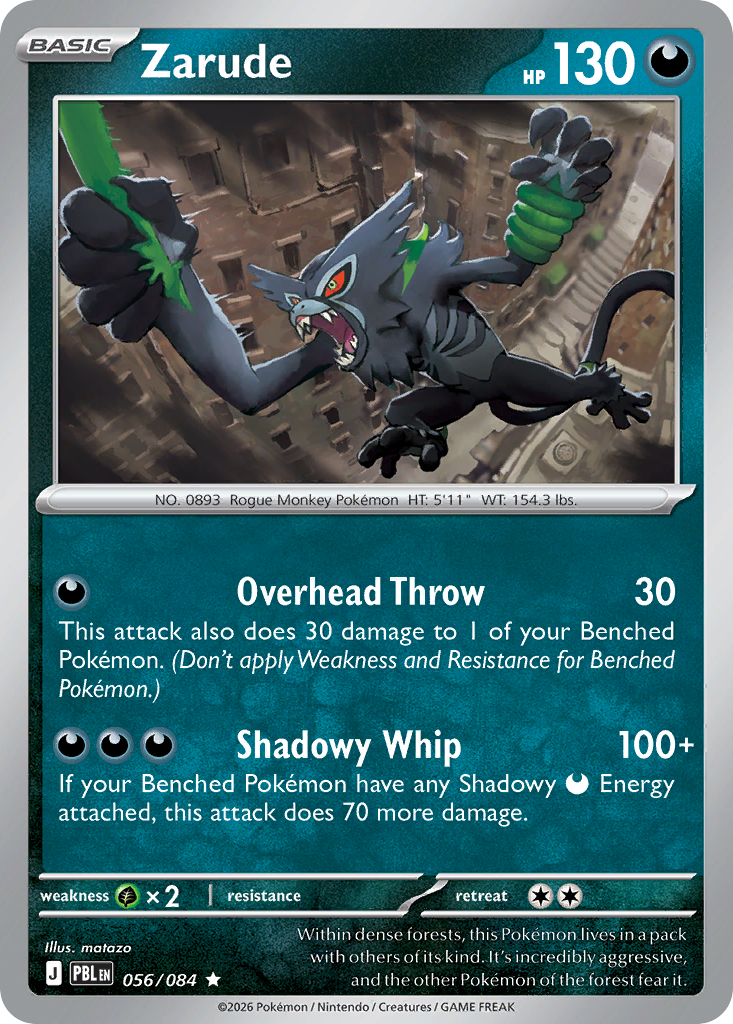 056/084 - Zarude - PROMO - Pitch Black