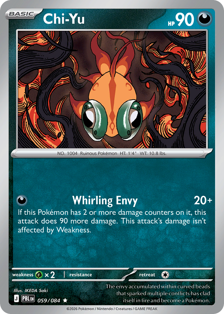 059/084 - Chi-Yu - Reverse Holo - Pitch Black
