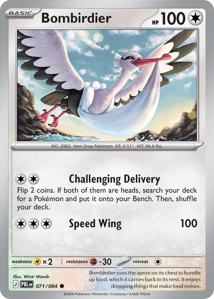071/084 - Bombirdier - Reverse Holo - Pitch Black