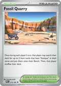 076/084 - Fossil Quarry - Reverse Holo - Pitch Black