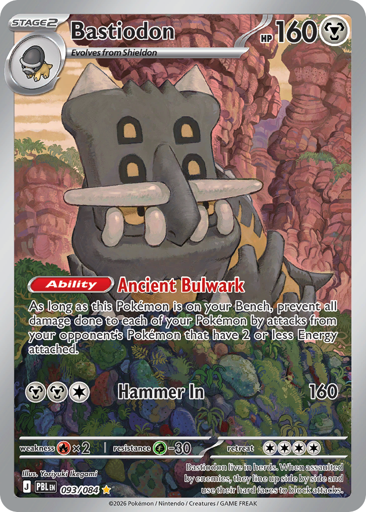 093/084 - Bastiodon - Illustration Rare - Pitch Black