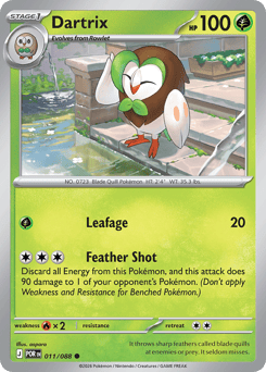 011/088 - Dartrix - Reverse Holo - Perfect Order