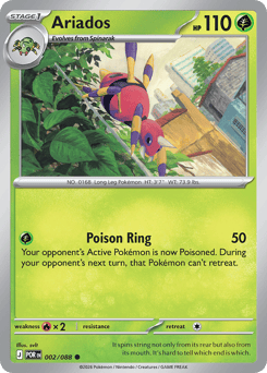 002/088 - Ariados - Reverse Holo - Perfect Order