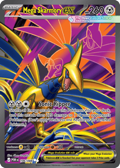 106/088 - Mega Skarmory EX - Ultra Rare - Perfect Order