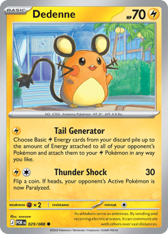 029/088 - Dedenne - Reverse Holo - Perfect Order