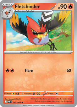 013/088 - Fletchinder - Reverse Holo - Perfect Order