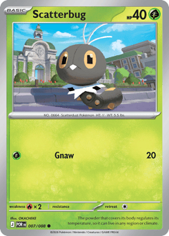 007/088 - Scatterbug - Reverse Holo - Perfect Order