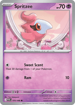 035/088 - Spritzee - Reverse Holo - Perfect Order