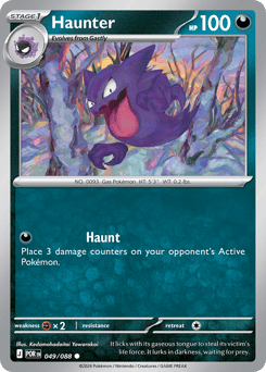 049/088 - Haunter - Reverse Holo - Perfect Order