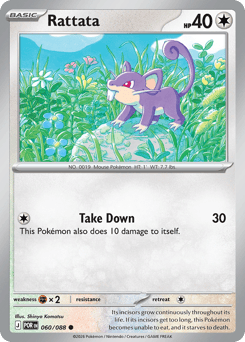 060/088 - Rattata - Reverse Holo - Perfect Order