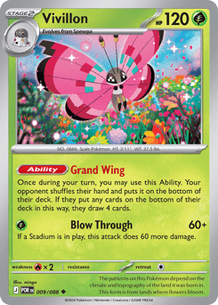 009/088 - Vivillon - Reverse Holo - Perfect Order