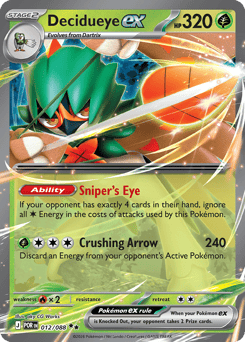 012/088 - Decidueye EX - Double Rare - Perfect Order