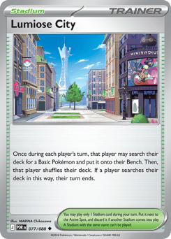 077/088 - Lumiose City - Reverse Holo - Perfect Order